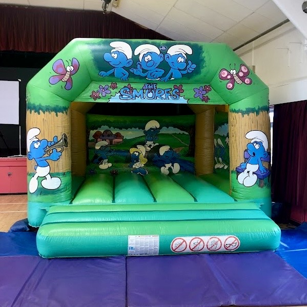 Smurfs bouncy castle hire dartford