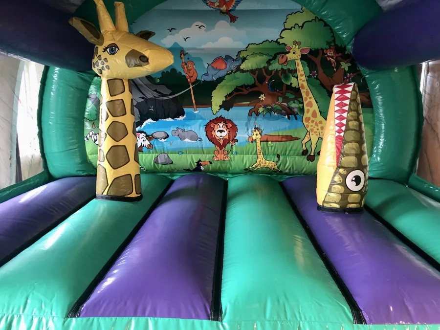 Jungle bouncy castle and soft play hire in Sidcup 